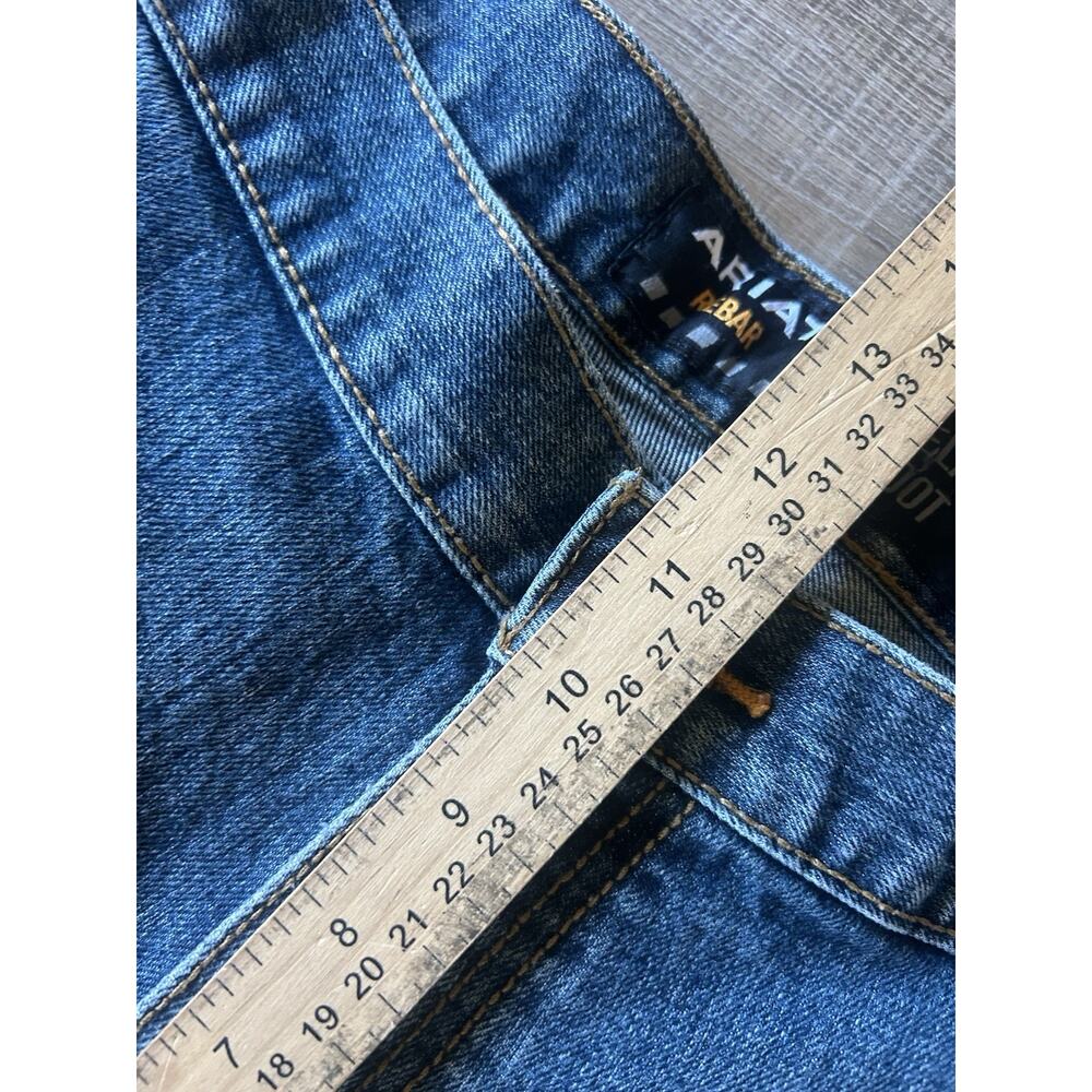 Ariat Rebar M4 DuraStretch Workhorse Jeans Mens 40x34 Relaxed Bootcut Casual - Picture 10 of 12